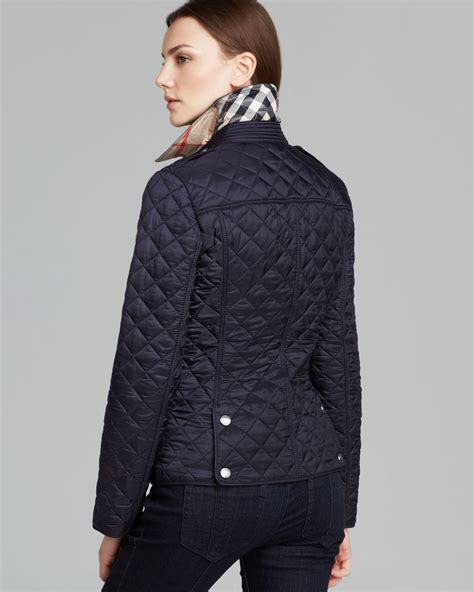 blue burberry quilted jacket|Burberry quilted jackets for women.